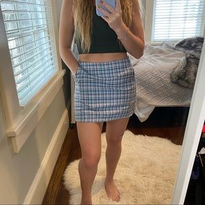 Urban Outfitters plaid skirt